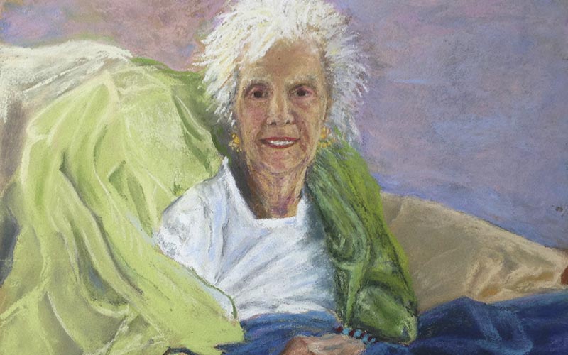 portrait of Hospice care patient